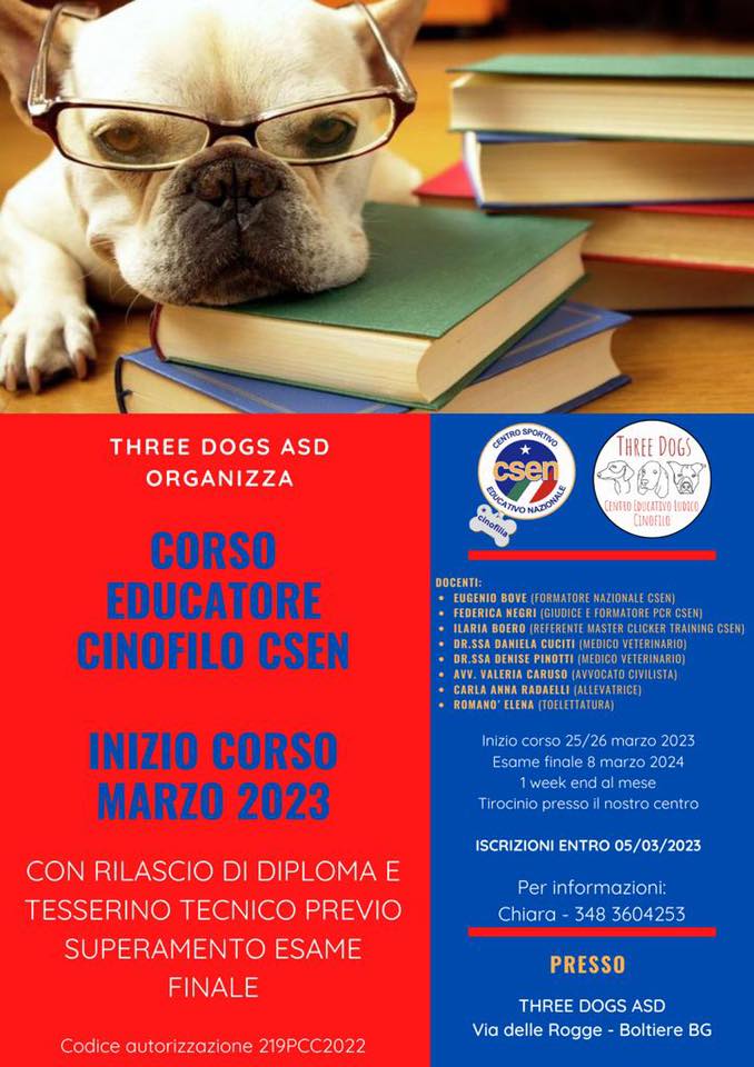 Corso educatori CSEN 2023